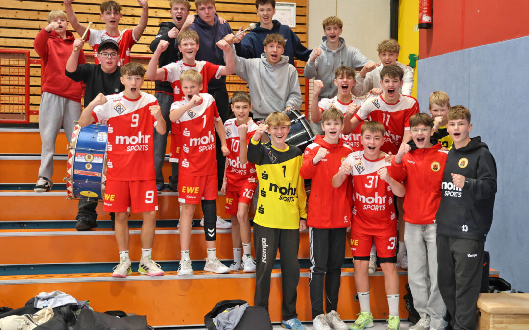 Heimsieg nach großem Kampf – die mjC gewinnt 27:26 gegen die TSV Burgdorf