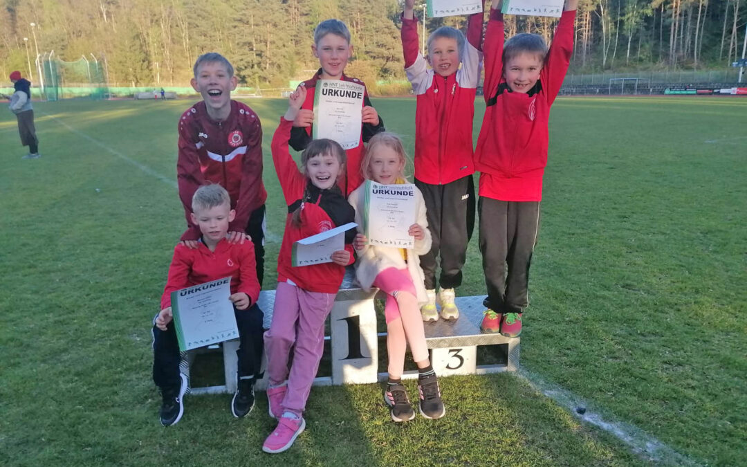 Erfolgreicher Saisonauftakt für die Horneburger Jugend-Leichtathleten