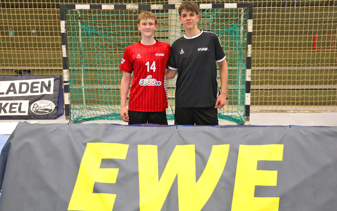Simon und Mika vertreten den VfL Horneburg erfolgreich beim EWE Cup 2026